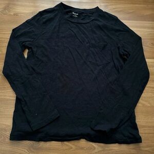 Madewell Black Long Sleeve Tee